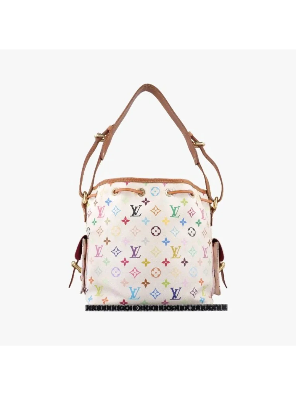 Louis Vuitton Petit Noe Blanc Monogram Multicolor